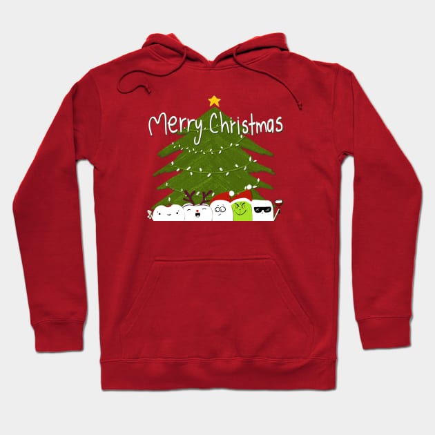 Dental Christmas Party Hoodie by Happimola